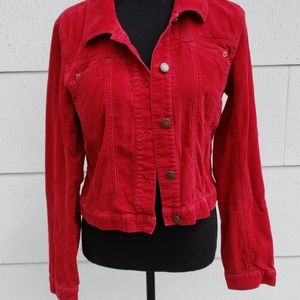 BCBG Maxazria red jacket size medium